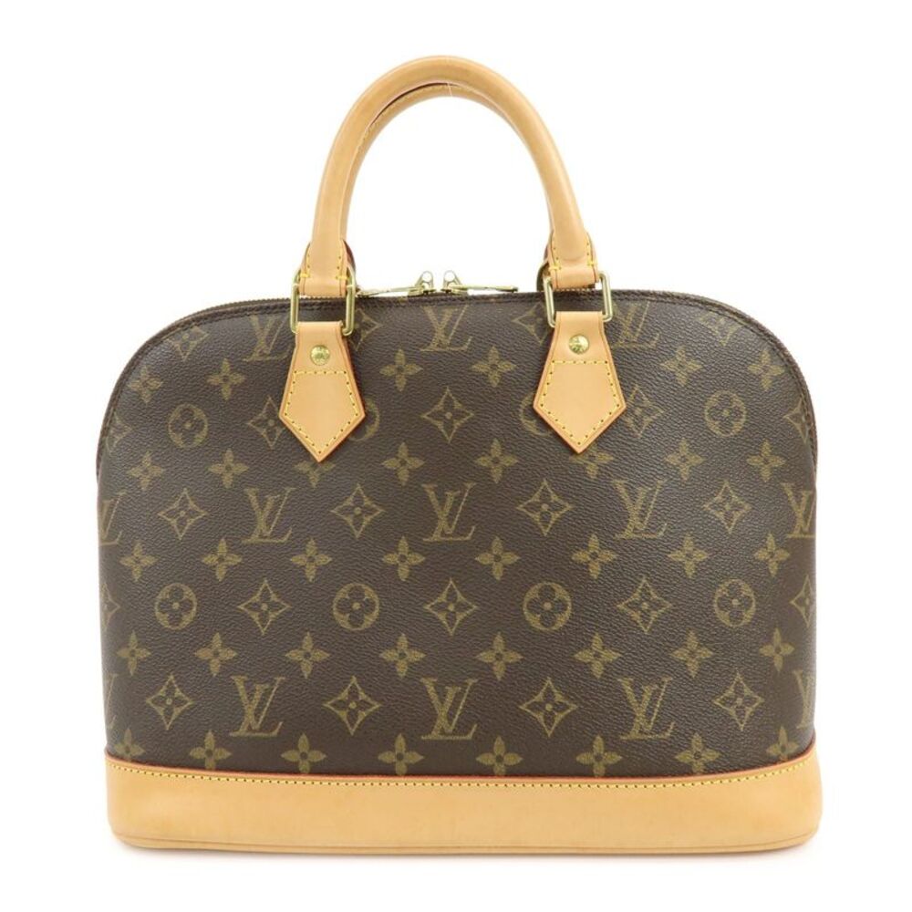 Louis Vuitton Alma Monogram Canvas Brown Canvas Handbag